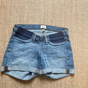 J. Crew Maternity Denim Jean Shorts 27